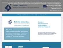 Tablet Screenshot of istitutoemmeci.com
